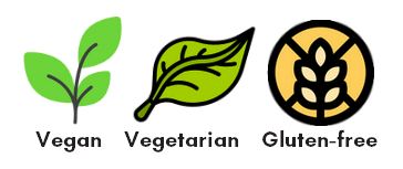 Vegan, Vegetarian, Gluten-free